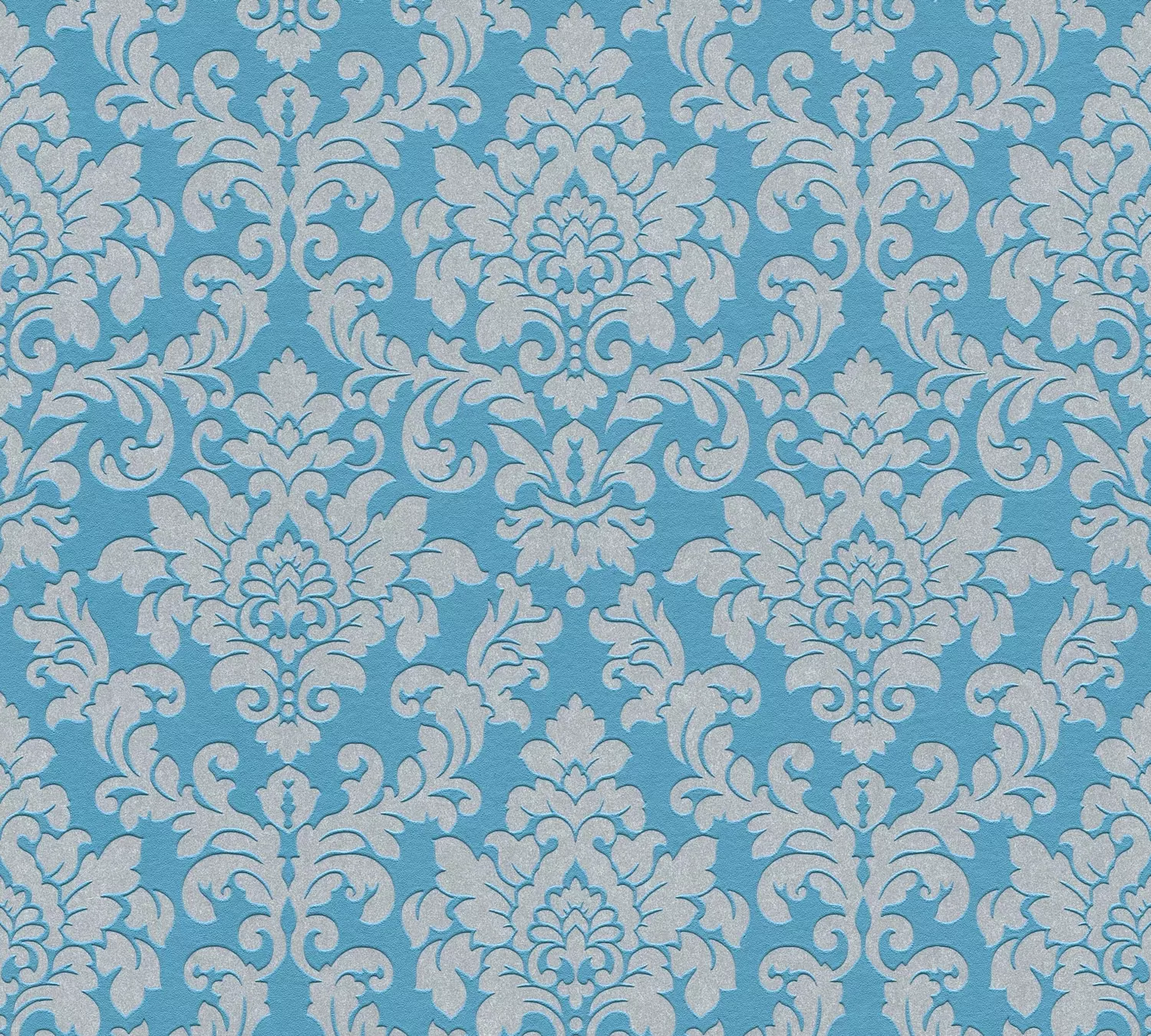 Thomas Vlies-Tapete Barock blau/silber TLT017 - 360894