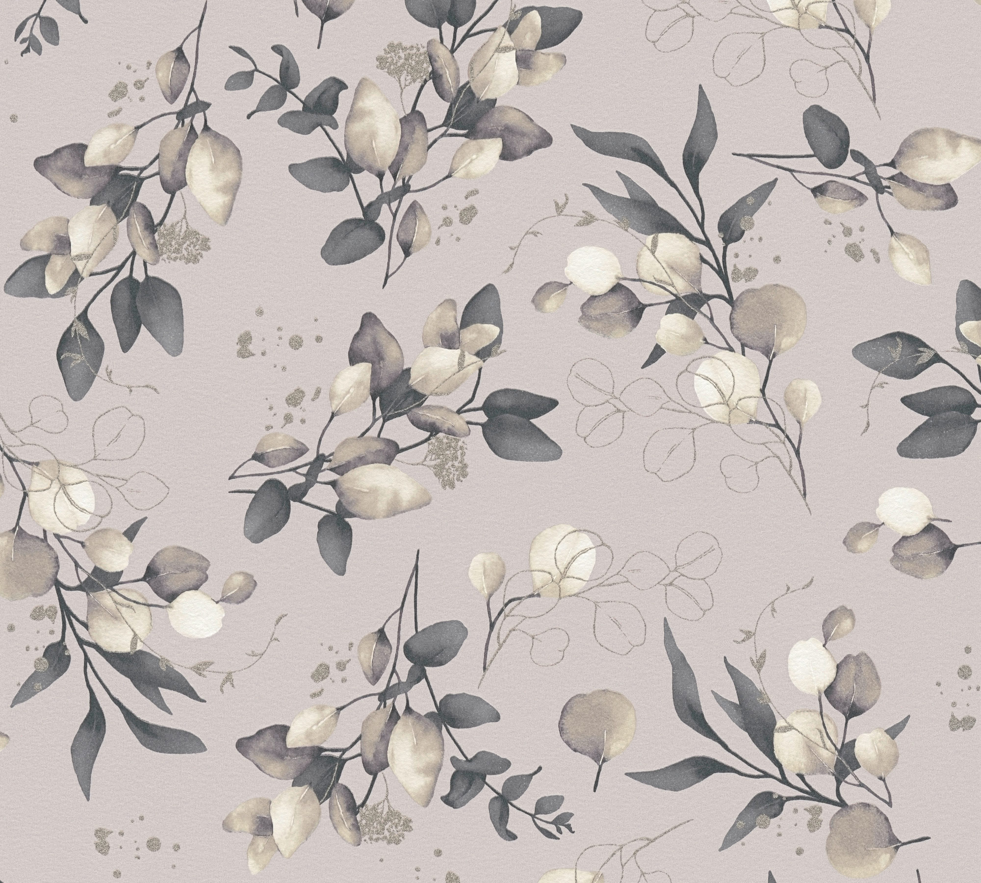 AS Vliestapete Pure Elegance Floral Beige 397684