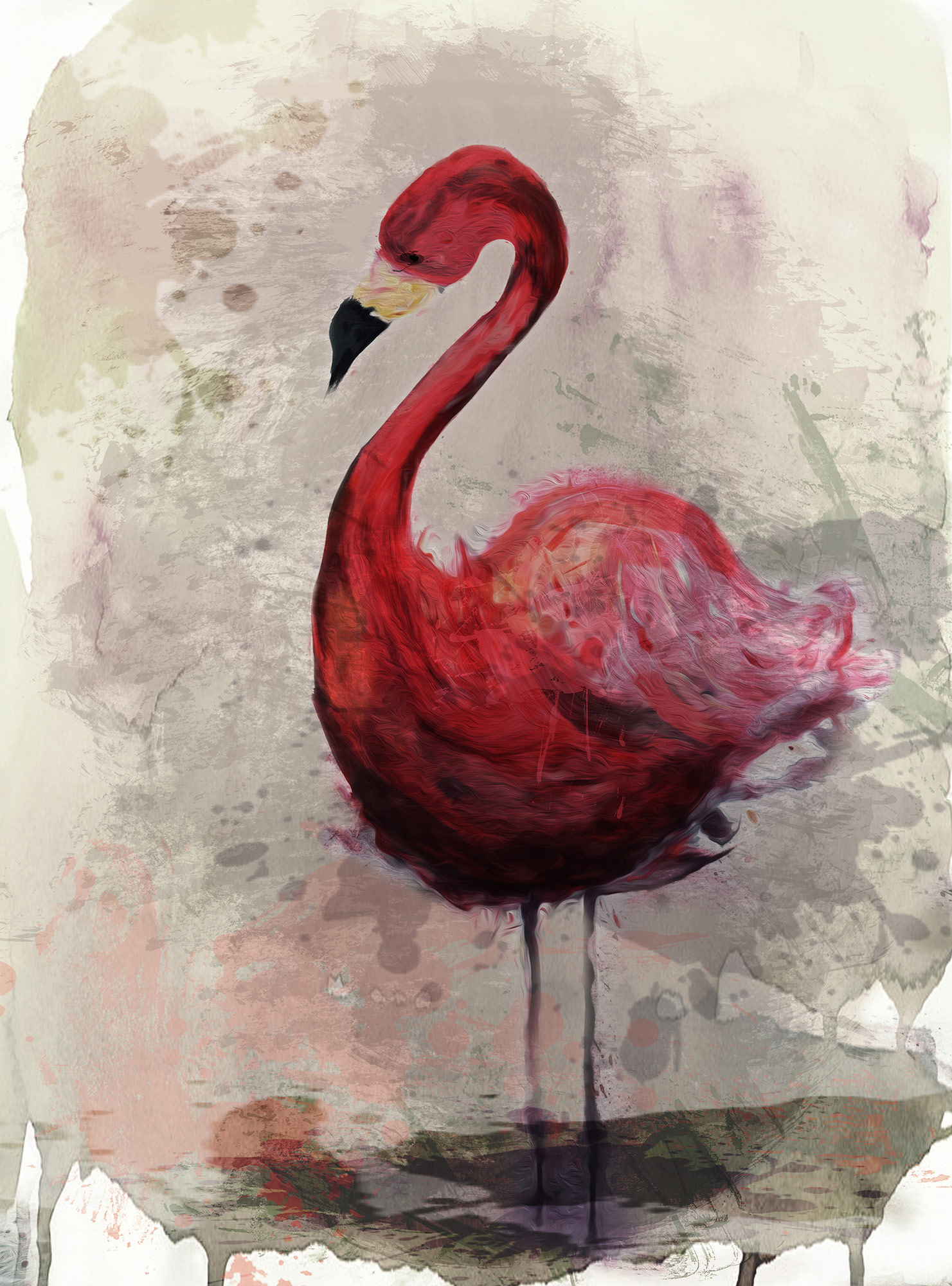 AS Fototapete ARTist Flamingo DD119685